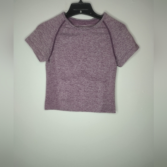 PINK Victoria's Secret Tops - Pink Victoria's Secret Seamless Athletic Top Color Purple Size Medium